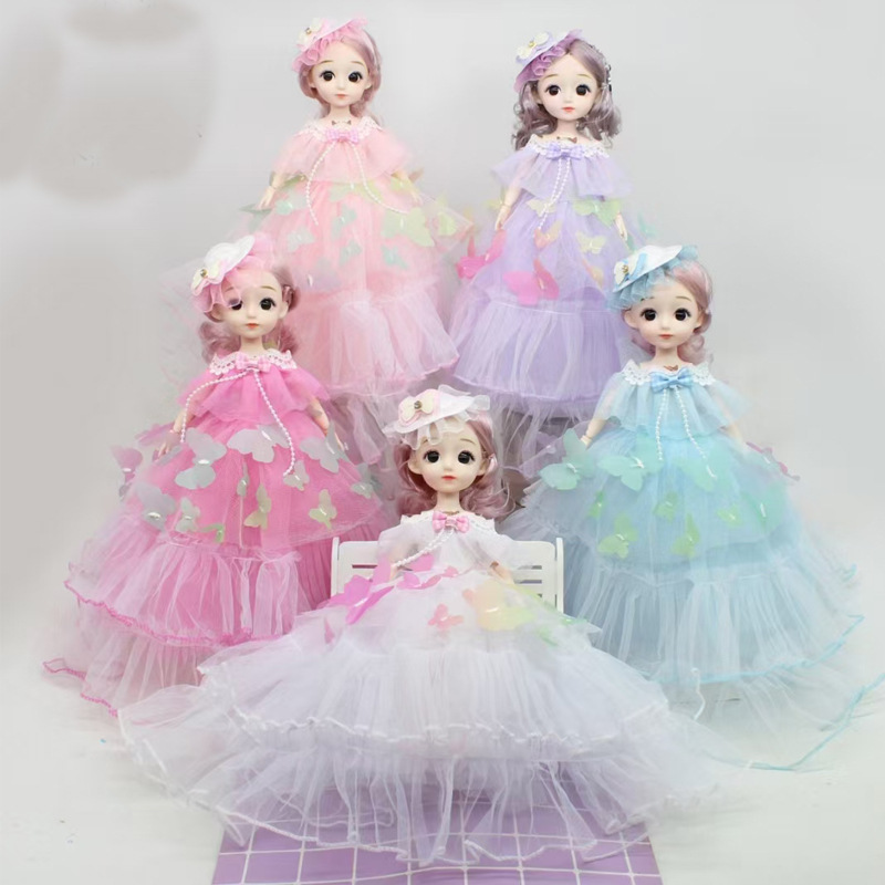 30关节音乐婚纱洋娃娃讲故事唱歌女孩礼物公仔玩偶儿童智能玩具