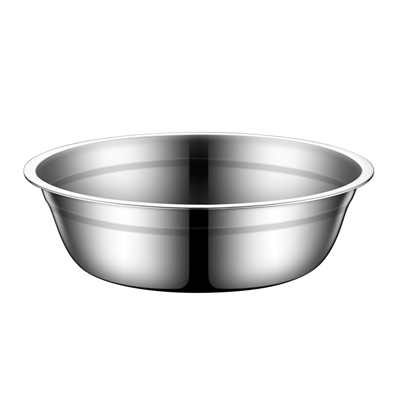 加厚不锈钢汤盆食堂汤碗商用无磁家用厨房多用盆烧烤盘圆盘菜盘子详情图5