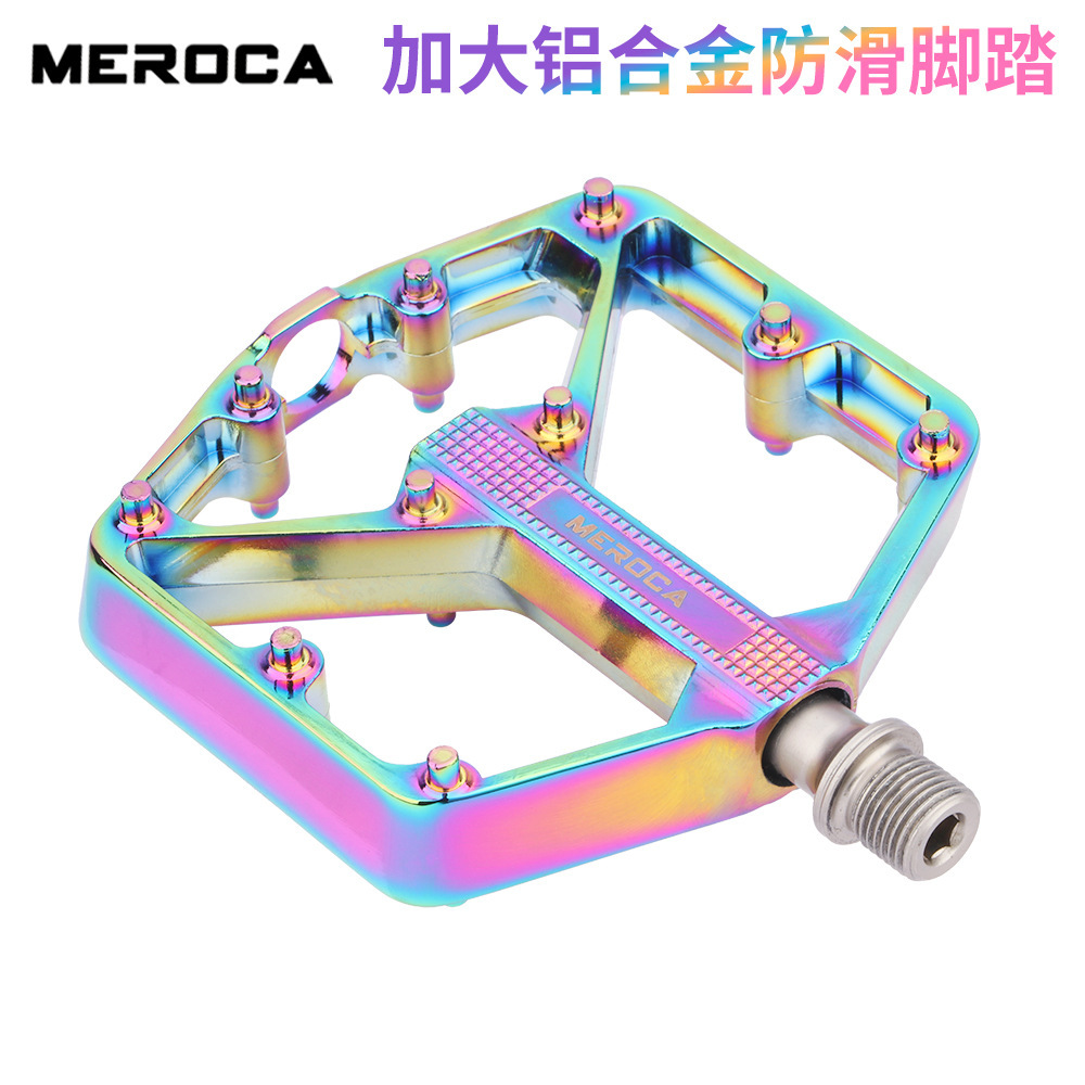 MEROCA mountain bike pedals, aluminum alloy Palin pedals, DU pedals, pedal bike accessories Application Scenario