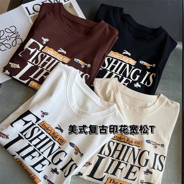 女式T恤实物图