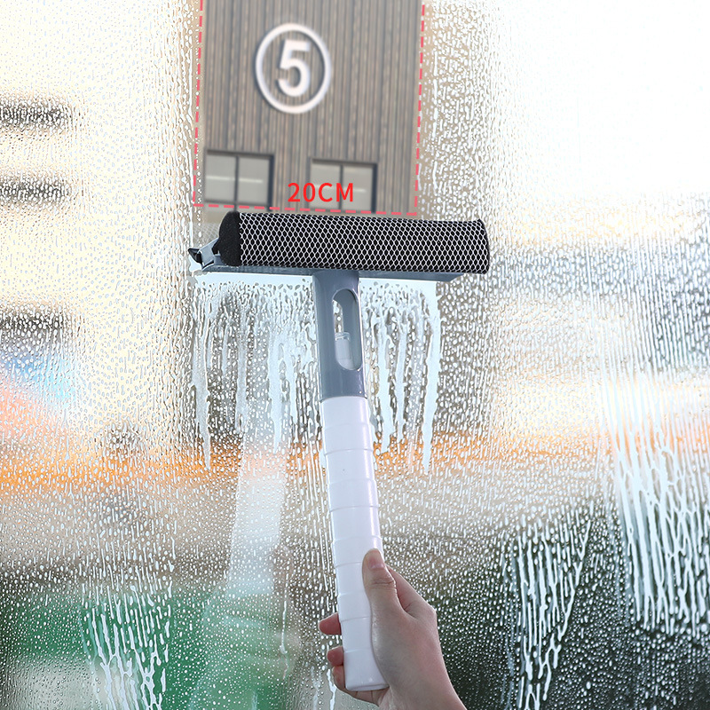 双面擦高楼刮水器 搽擦玻璃神器凊洗刷 家用窗户清洁工具自带喷壶详情图3