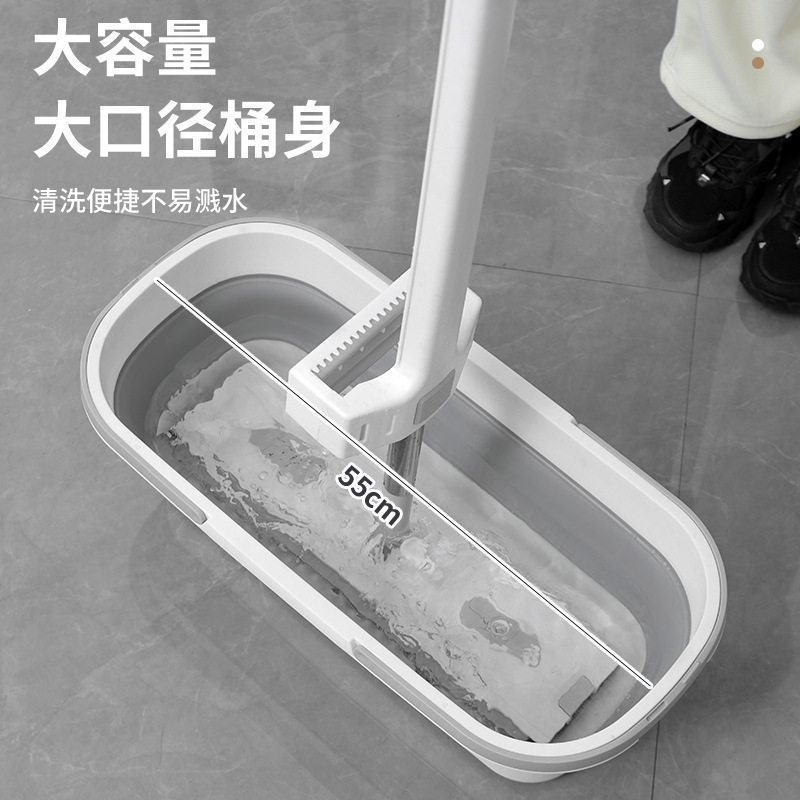 3EW1苏力达可折叠拖把桶家用大号长方形拖地储水盆拖布桶塑料墩布