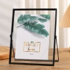 Cross-border metal photo frame Polaroid photo display stand, 6-inch to 78-inch calligraphy and painting frame, dried flower decoration details Picture