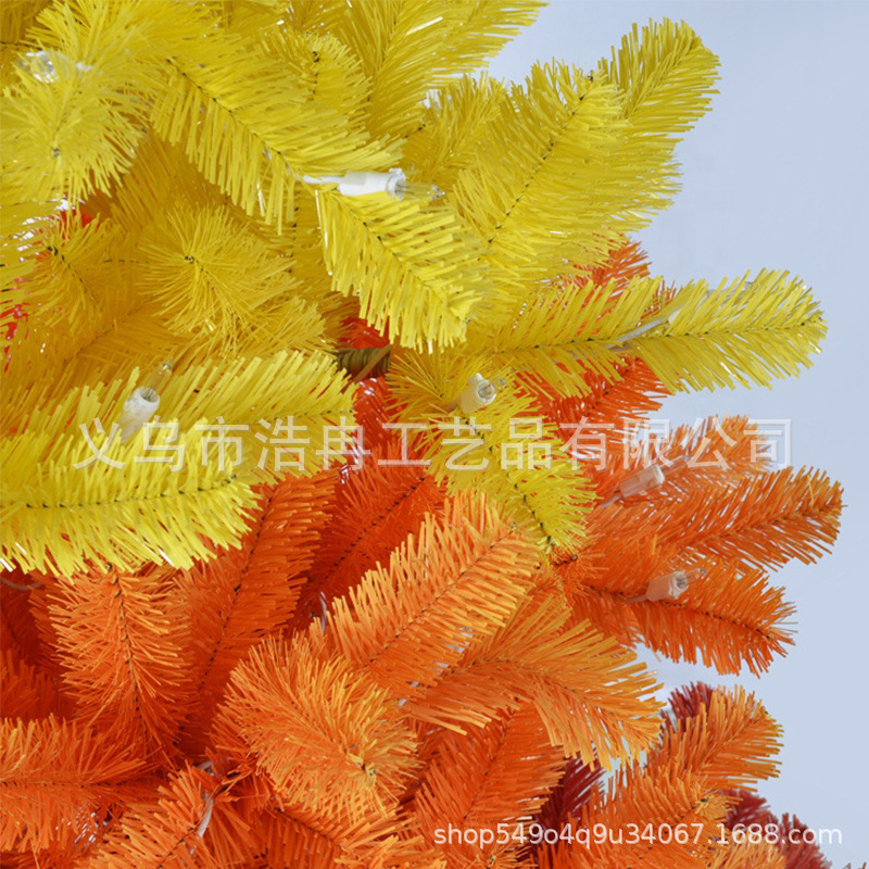 Amazon Exports 1.5M1.8/2.1M Colorful Green Christmas Trees Exclusively Application Scenario