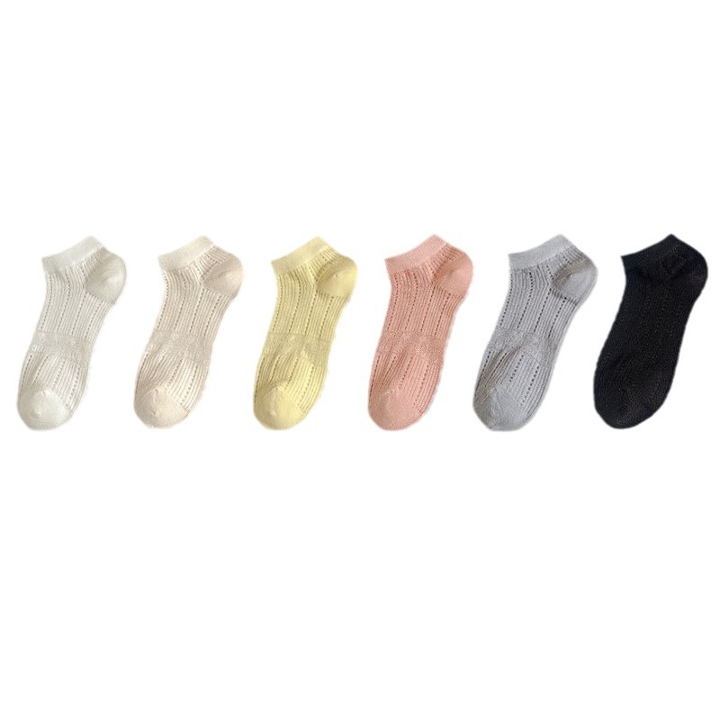 Sock stall, one-piece delivery service, women's summer thin mesh breathable short socks, shallow cotton socks, women's spring and summer boat socks, boneless anti-pilling one-piece delivery service Item Picture