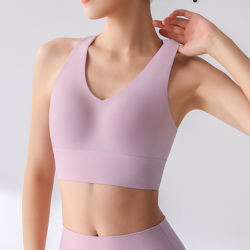 Sports Underwear Shock-Proof High-Intensity Training Outside Wearing Yoga Vests Female Running Professional Pilates Fitness Bra details Picture