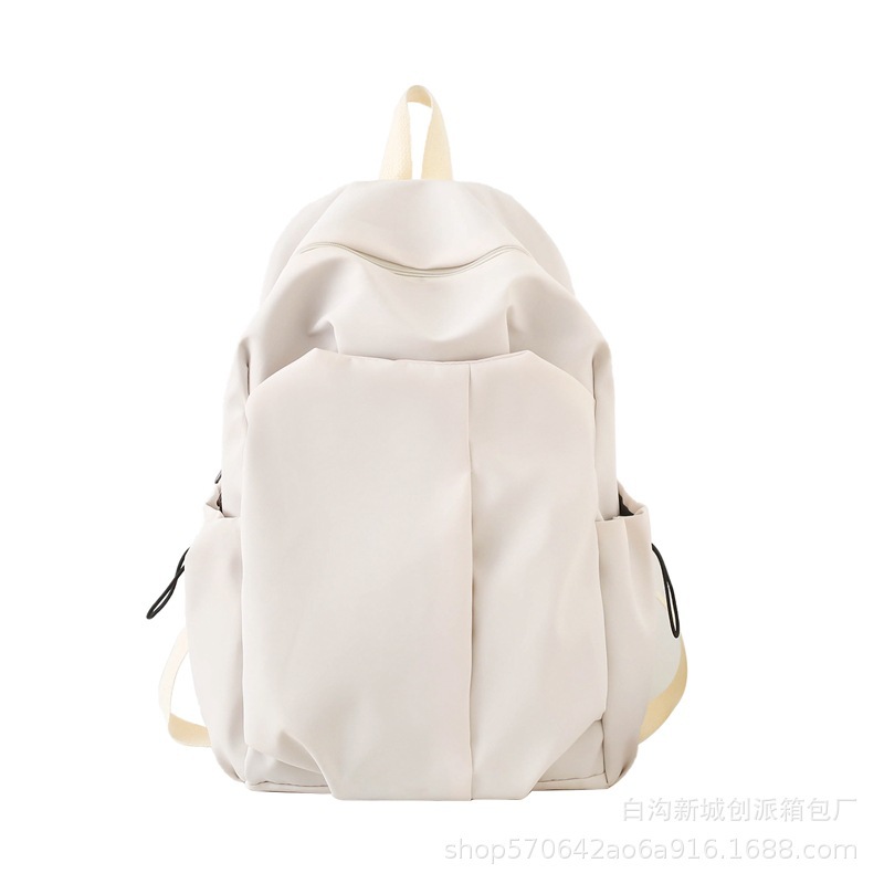 Simple backpack for women, 2024 New large-capacity fashionable schoolbag, lightweight travel bag for female college students Item Picture