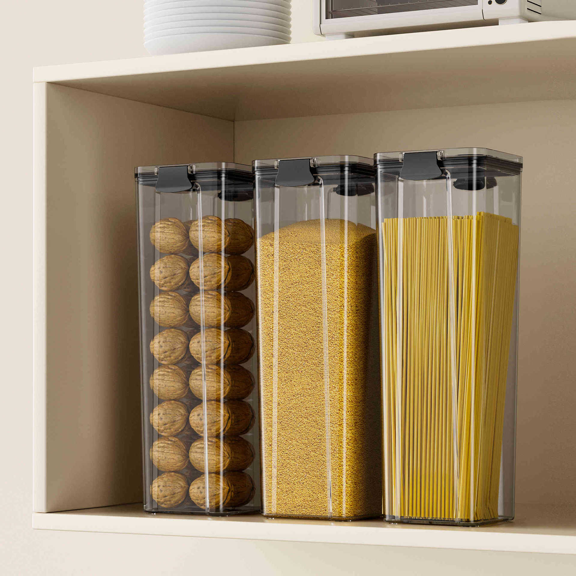 Food grade noodle bucket Noodle jar An airtight storage jar for pasta containers Item Picture