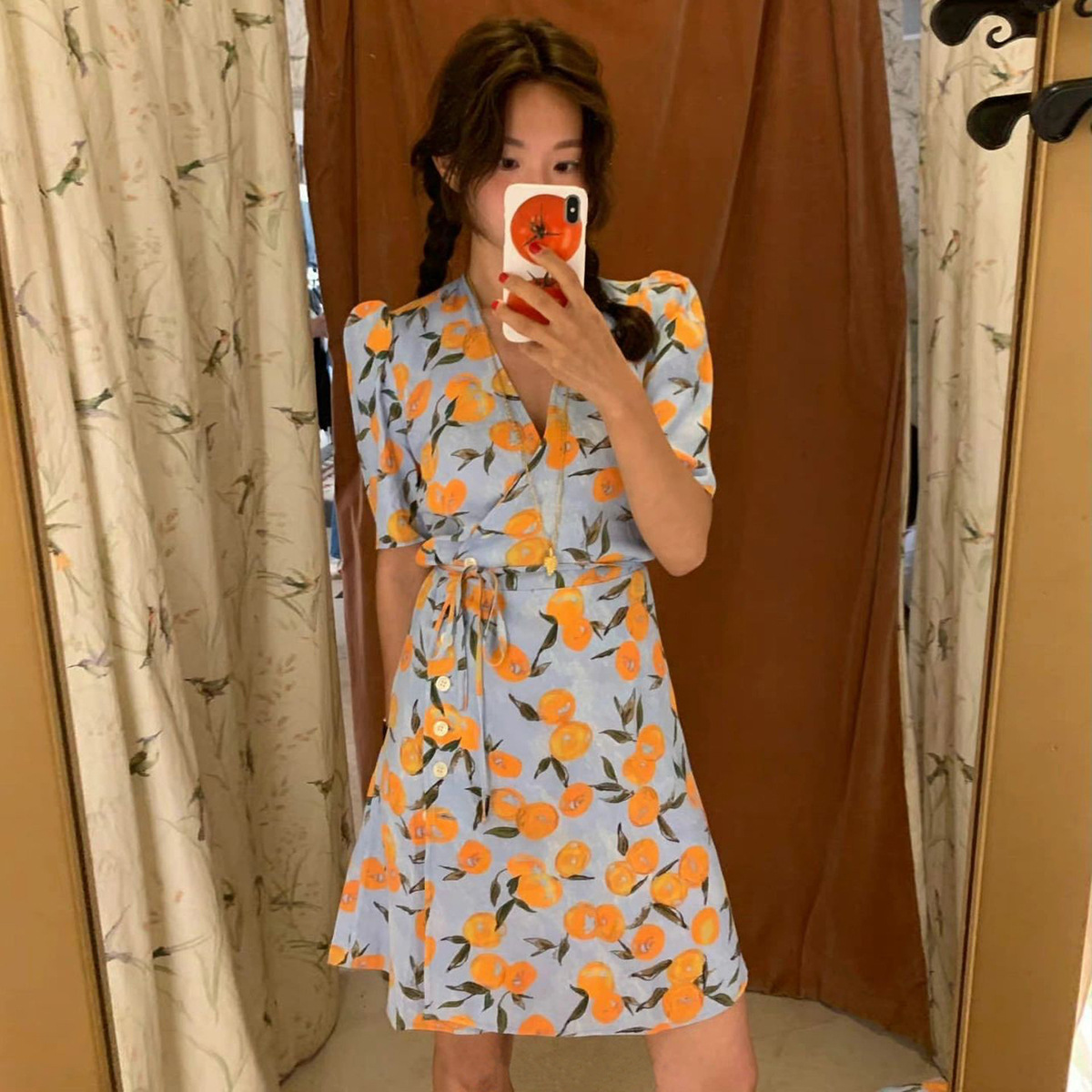 连衣裙/裙子/女装连衣裙/韩系连衣裙/女装女式修身时尚休闲产品图