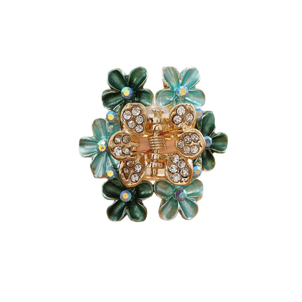 Diamond-encrusted mini, simple, cute and retro girls' summer bangs, butterfly hair clips, cool hair accessories