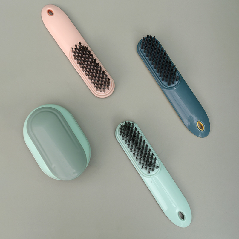 Long-handled shoe brush with soft bristles, suitable for home use without damaging shoes or clothes. Special board brush for shoe washing, a multi-functional household cleaning wonder Specification image