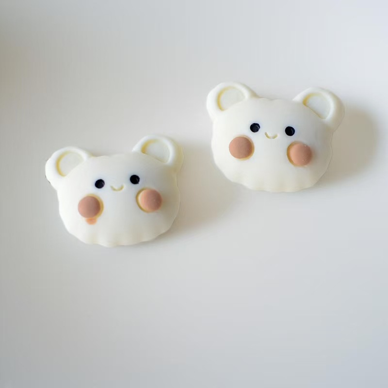 热销米色咖色卡通树脂配件 diy奶油胶手机壳贴片洞洞鞋鞋花扣饰品详情2