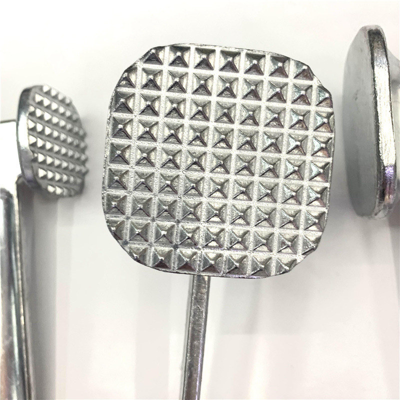 Household aluminum hammer steak tenderizer Solid double-sided kitchen tool Beef multi-function hammer Specification drawing
