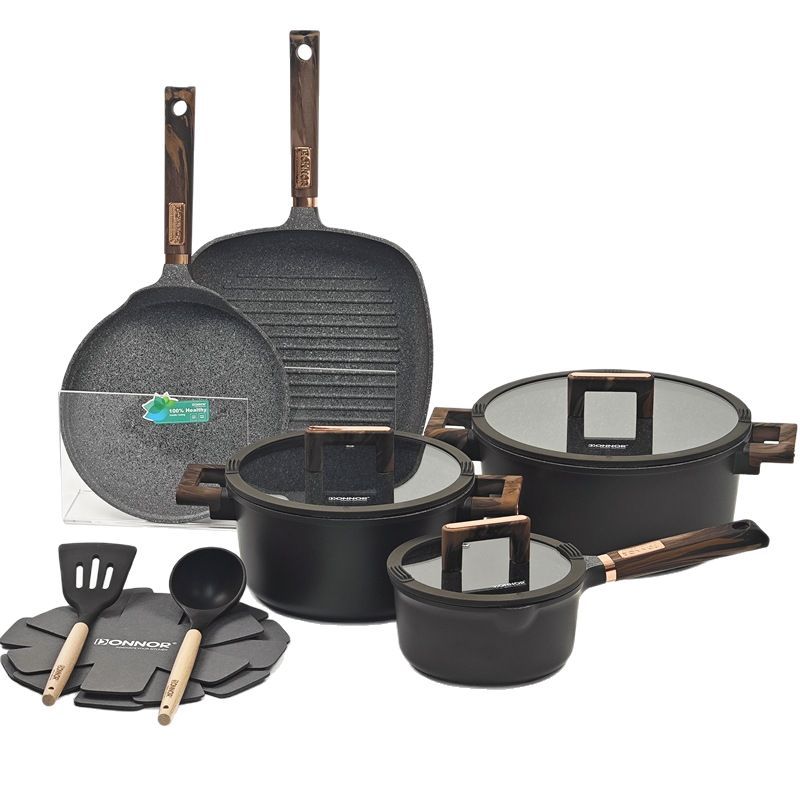 13pcs Granite Nonstick Cookware set 13-piece set of Malan marble non-stick cookware Item Picture