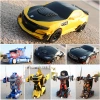 Novelty Transformers 5 Super Large Optimus Prime Bumblebee Children's remote control car robot Model toy car Application Scenario