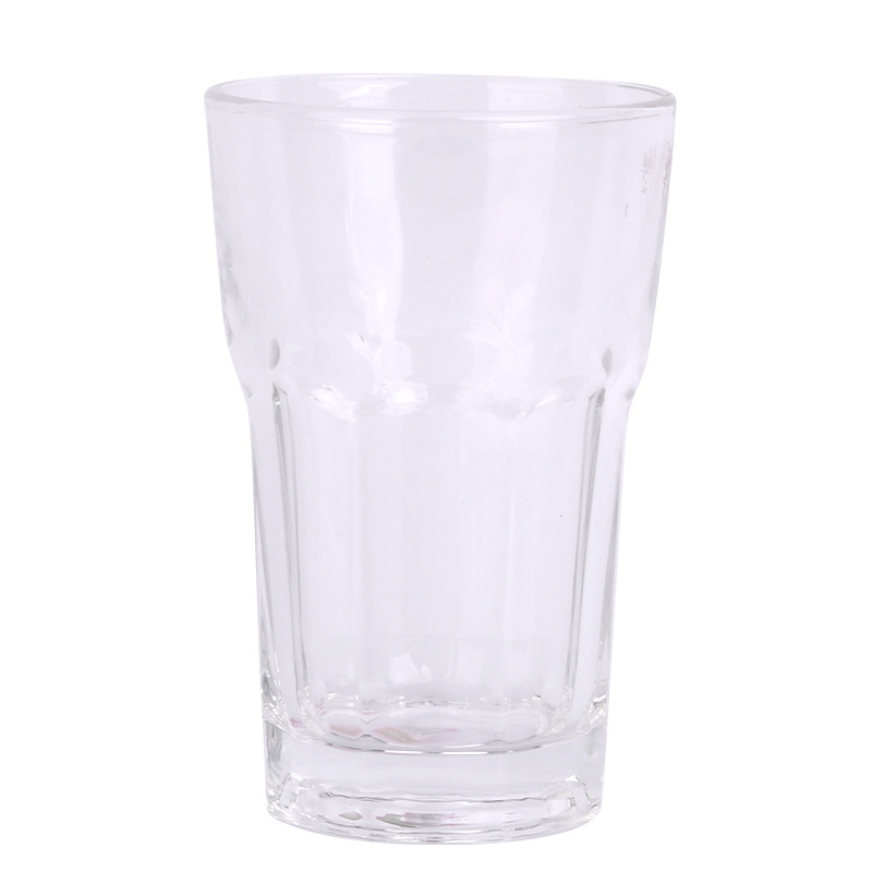 前力餐杯 多规格加厚透明玻璃水杯 果汁杯气泡水杯日常家用早餐杯详情图5