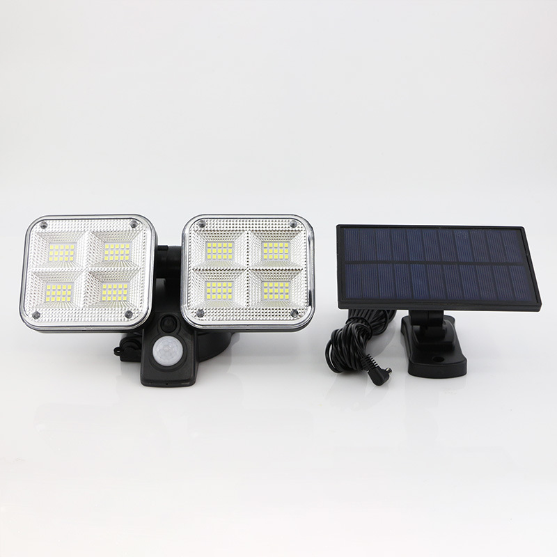 LED outdoor sensor solar lamp, human body remote control floodlight, LED solar sensor lamp supply Application Scenario