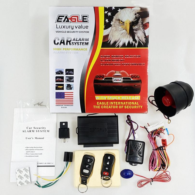 Eagle Car Alarm System Middle Eastern Car Alarm System Specification drawing
