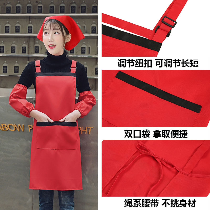 Advertising Apron Wholesale Custom Work Clothes Kitchen Waterproof And Oil-Proof Waist Printing Order Logo Promotional Gifts Application Scenario