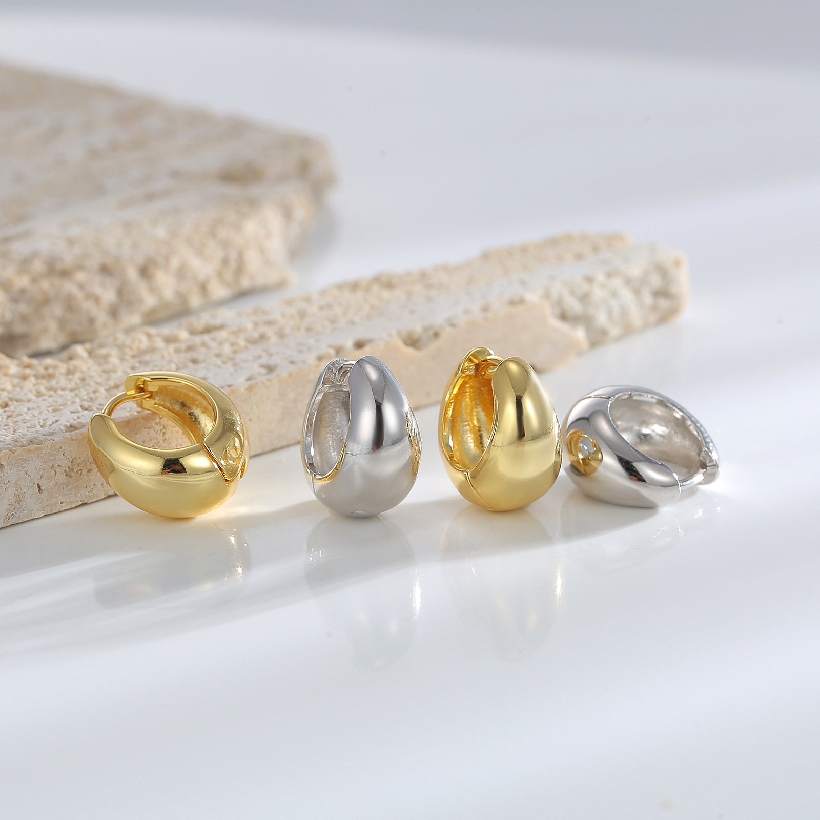 法式复古小众轻奢耳扣ins时尚气质个性耳饰 高级感小饰品一件代发