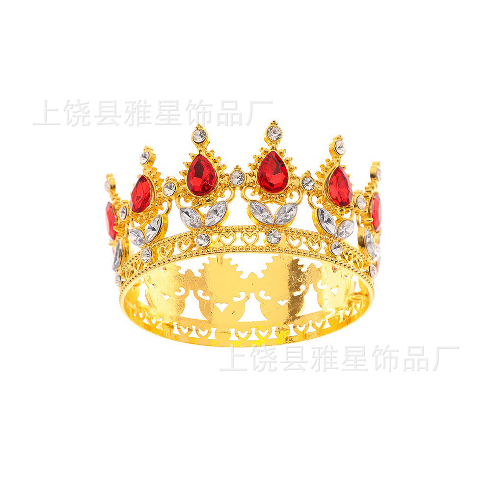 Cross-border European and American colorful Baroque crowns, wedding gowns, toasts, accessories, photo studio accessories Item Picture