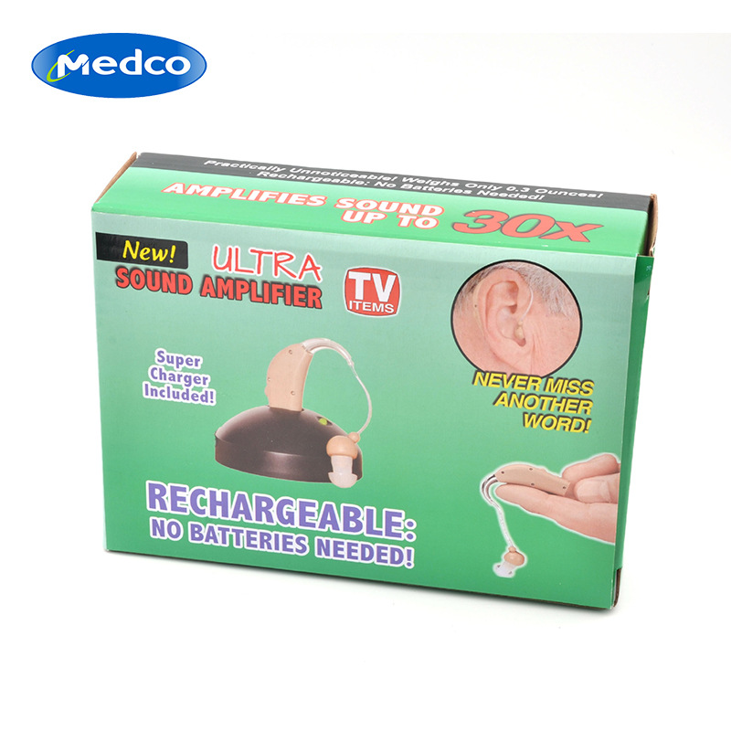 外贸专供1088F助听器可充电老人扩音器耳内式助听器耳背辅听器