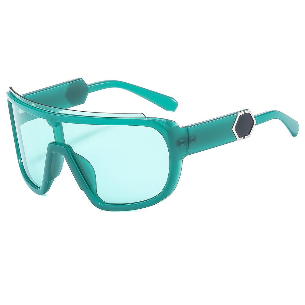 2024 New colorful cycling sports glasses, European and American all-in-one sunglasses, outdoor casual cycling windproof sports Specification image
