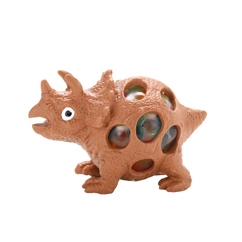 Decompression Venting Grape Ball Colorful Beads Creative Decompression Dinosaur Pinch Music Stand Small Toy Children's Gift Item Picture