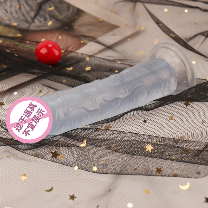 Female prosthetic stem color manual crystal simulation suction cup penis female adult masturbation devices eggless penis