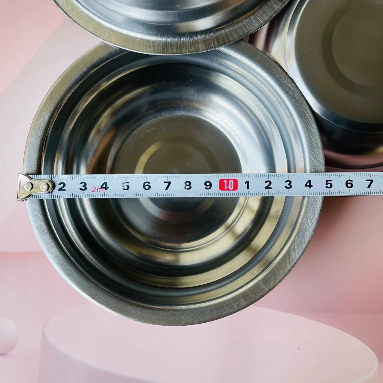 【 Zone 2-10 】 Shunyangda No. 16 Steel Bowl 10/ pack 1000/ box Shunyangda No. 16 Soup Bowl Iron Bowl Steel Bowl Rice Bowl Metal Bowl Household Canteen Restaurant 2 yuan supply Specification image