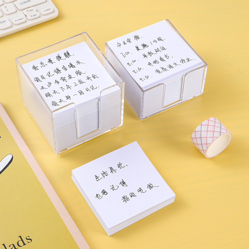 Wholesale of office white sticky notes, note-taking notes, sticky paper, square creative stationery