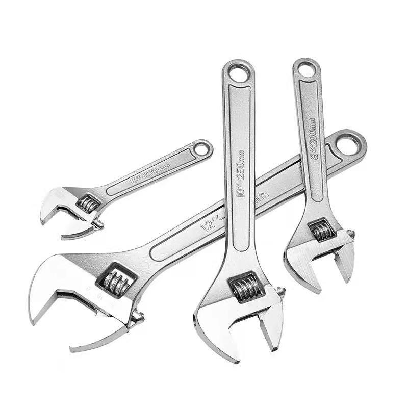 扳手/气罐减压阀扳手/双用扳手/东成扳手/活动扳手白底实物图