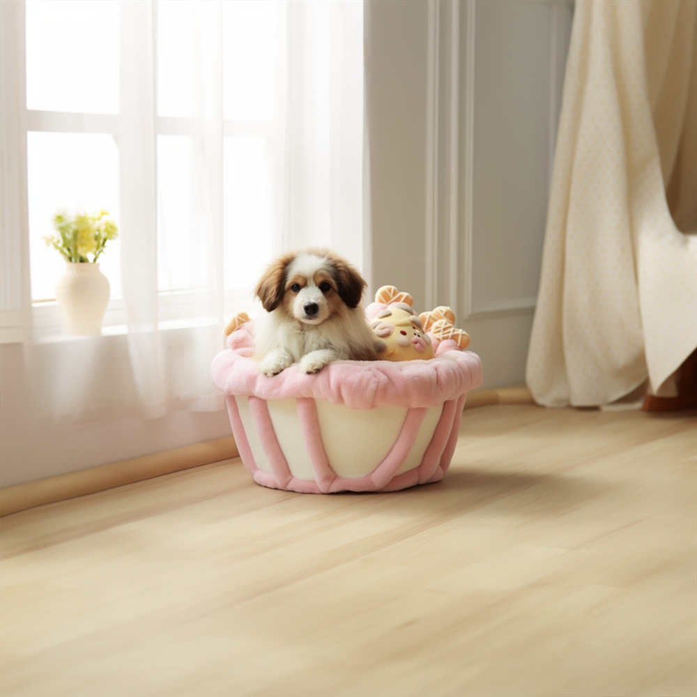 Crossover new arrival peluche gatillo cama para perros colchoneta para perros invierno caliente mascota mascota helado perro mascota Application Scenario