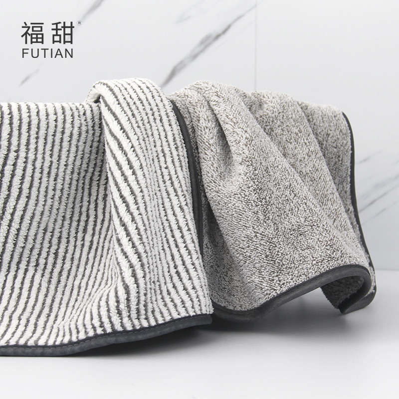 Sweet Coral Velvet Towel Plain High-Grade Adult Home Wash Water Soft Company Gift A Hair Application Scenario