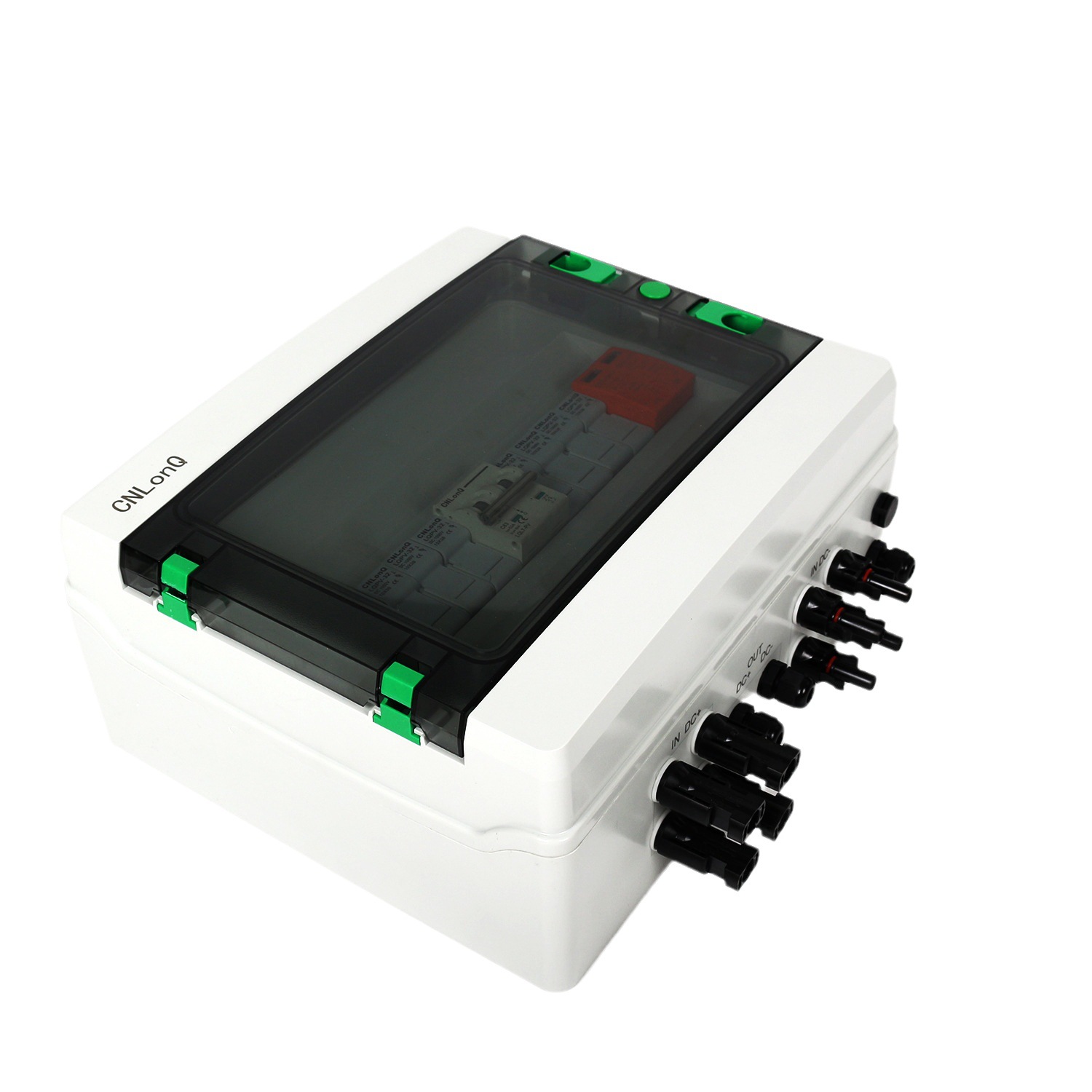 500V 4 In 1 Out Solar Pv Dc Bus Box Blown Fuse Surge Plastic Special Distribution Box Application Scenario