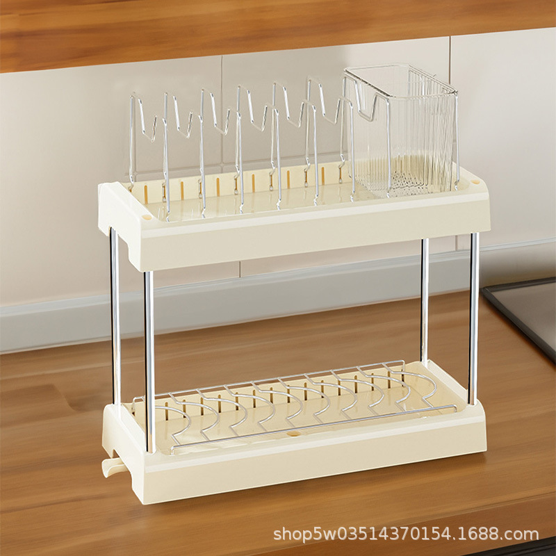 Storage box, tableware box, bowl cabinet, shelf, kitchen bowl and plate storage rack, plate draining bowl rack, bowl and chopsticks Specification image
