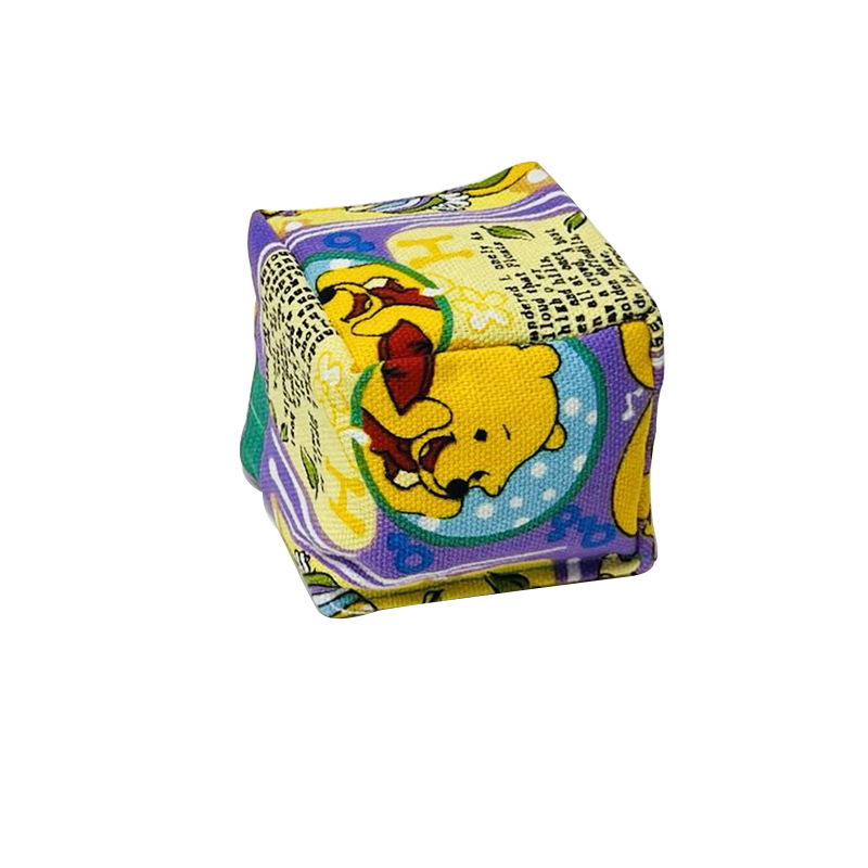 Children's sports goods, games, sandbags, balls, children's cartoon canvas, drawstring sandbags, all handmade, street goods Item Picture