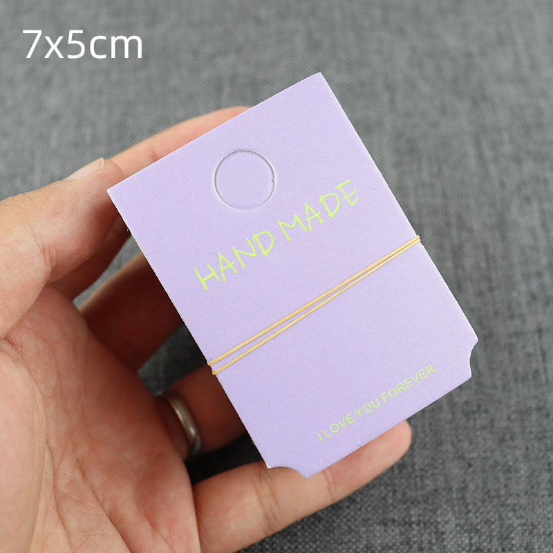 现货发夹卡纸可爱韩版发夹子卡片发饰diy包装100张一捆包装材料详情4