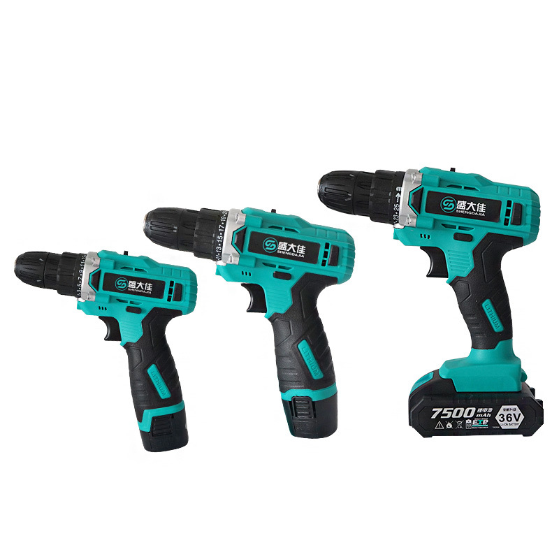 电钻/电器/手电钻电动工具/锂电钻/东成手电钻白底实物图