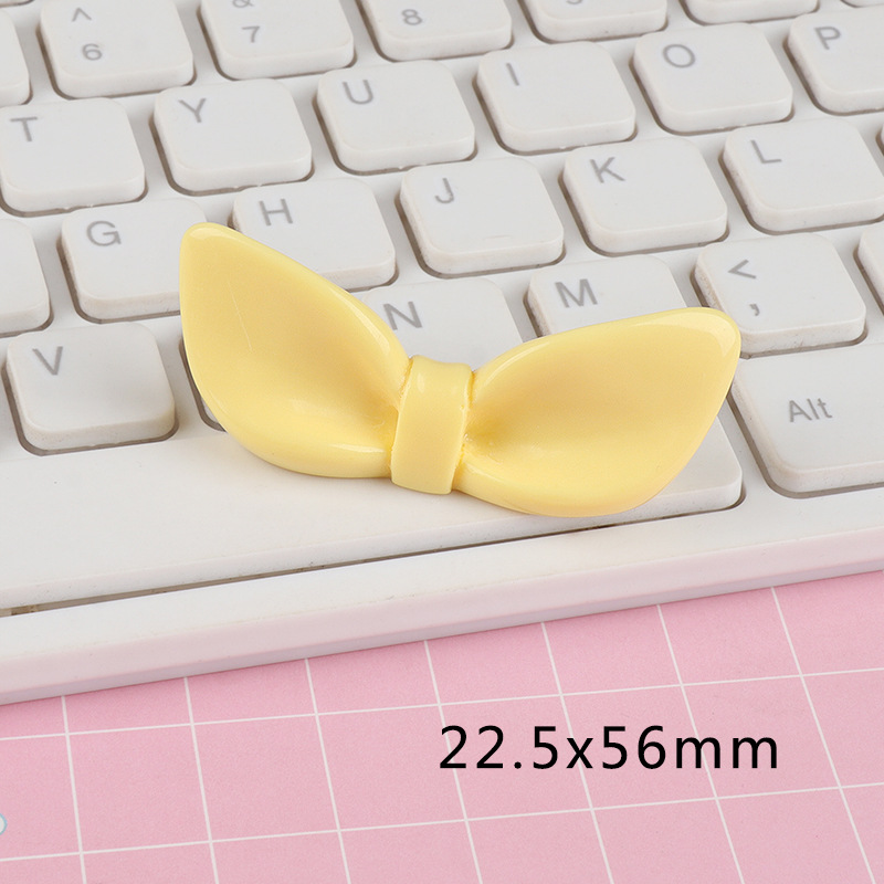 New bow tie, bow tie resin jewelry accessories, diy phone case storage box, headwear patch materials wholesale Application Scenario