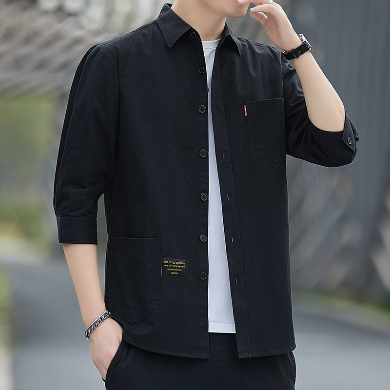 /春季港风纯色白底实物图