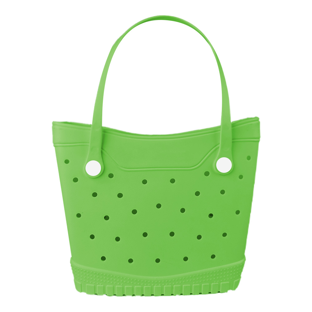 Manufacturer's in-stock 2025 new EVA perforated bag, large-capacity women's handbag, simple and fashionable travel storage bag Item Picture