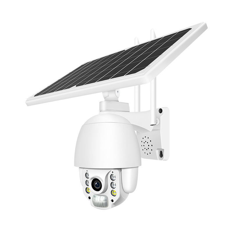 定制太阳能4G监控摄像头 无线wifi全景监控摄像机 高清远程摄像头