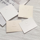 草香纸材质韩版耳环卡纸现货耳钉纸卡流行饰品包装卡片质感十足