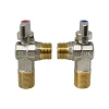 Wholesale of all-copper Angle valves, all-copper high-flow ball core Angle valves for water heaters and gas wall-hung boilers, ball valves from the manufacturer Item Picture
