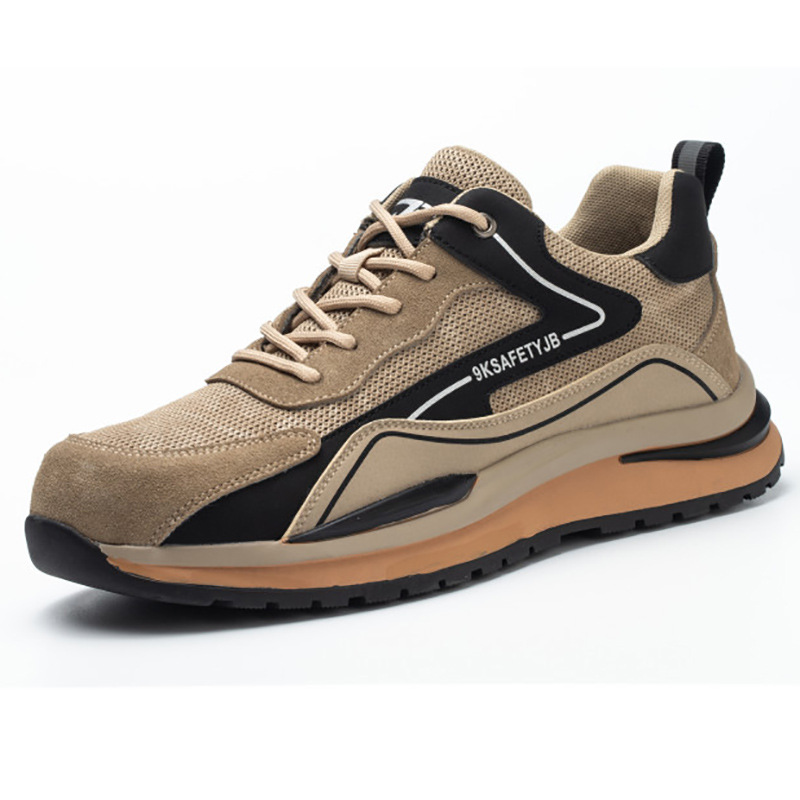 Cross-Border Low-Top Flying Weaving Work Safety Shoes Site Logistics Anti-Collision Protection Shoes Breathable Wear Protection Shoes Item Picture