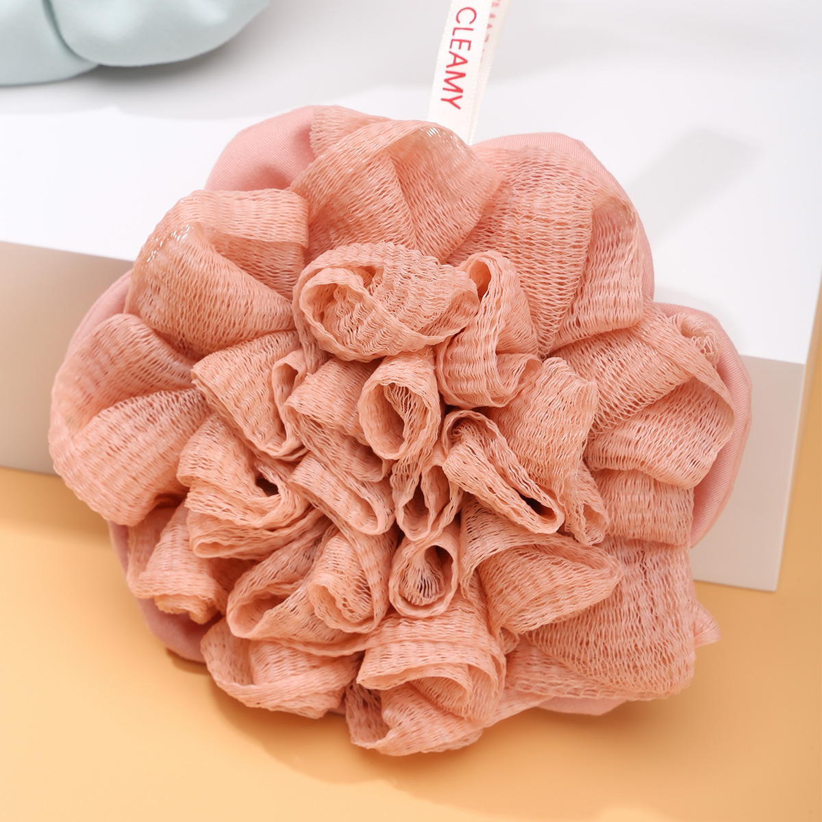 Sunflower Bath Ball Triangle Bath Ball Scrub Girl Instagram Cute Bubbly Ball Soft Baby Not Loose Bath Flower details Picture