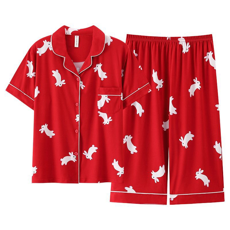 女士家居服实物图