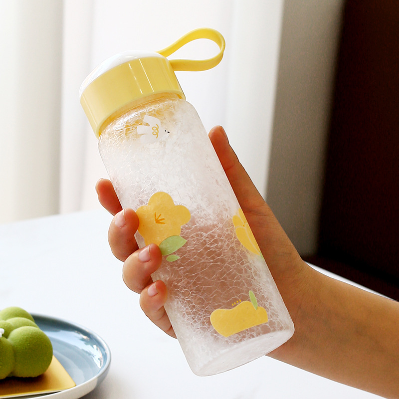 2022 New Style Glass Cup, Girls' Cute Floral Creative Trend 360ml Mini High borosilicate Water cup, heat-resistant wholesale details Picture