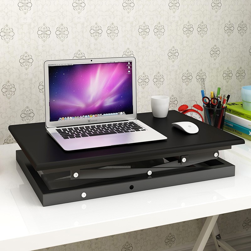 Simple And Modern Standing Notebook Folding Table, Home Desktop Office Desk, Simple And Adjustable Standing Computer Desk Specification drawing